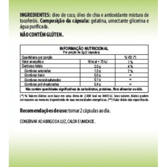 Coco e Chia 1000 mg Softgel