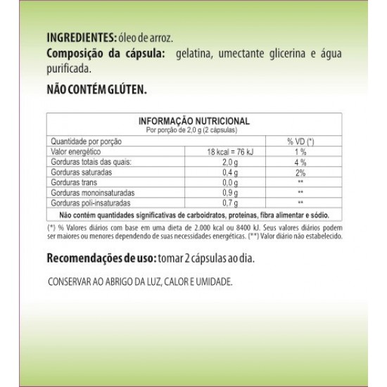 Arroz 1000 mg Softgel