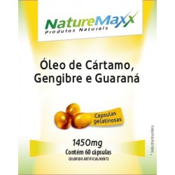 Cártamo, Gengibre e Guaraná 1000 mg Softgel