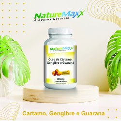 Cártamo, Gengibre e Guaraná 1000 mg Softgel