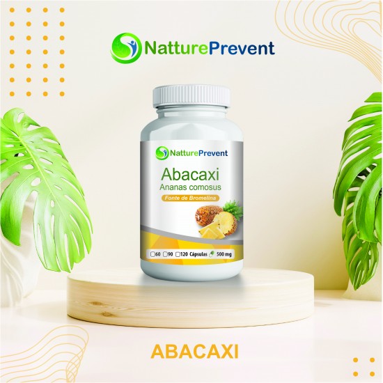 Abacaxi 500mg - Suplemento Alimentar 100% Natural