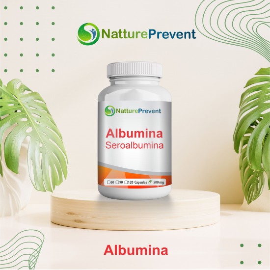 Albumina 500mg - Suplemento Alimentar 100% Natural