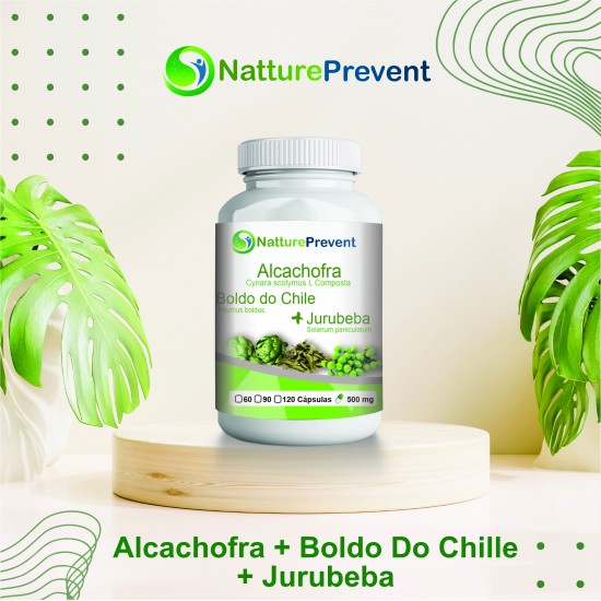 Alcachofra + Boldo do Chile + Jurubeba 500mg