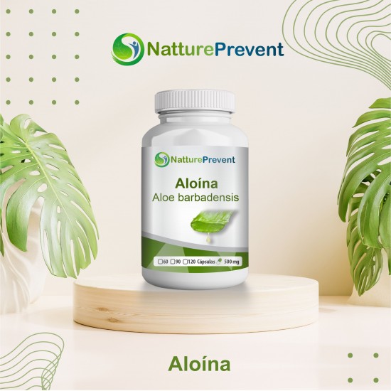 Aloína 500mg - Suplemento Alimentar 100% Natural
