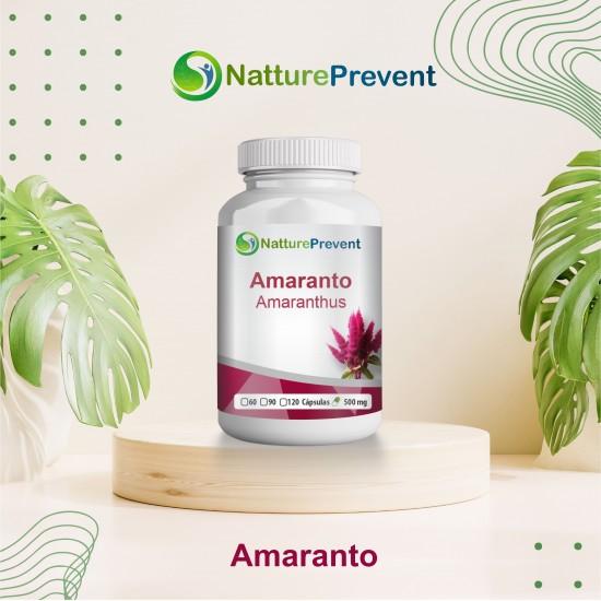 Amaranto 500mg - Suplemento Alimentar 100% Natural