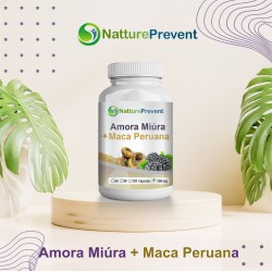 Amora Miúra + Maca Peruana 500mg - Suplemento Alimentar 100% Natural