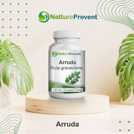 Arruda 500mg - Suplemento Alimentar 100% Natural