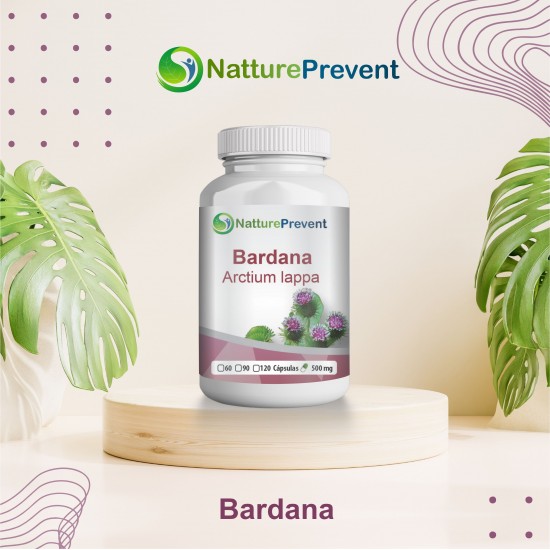 Bardana 500mg - Suplemento Alimentar 100% Natural