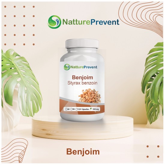 Benjoim 500mg - Suplemento Alimentar 100% Natural