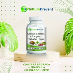 Cáscara Sagrada, Frangula, Ruibarbo e Sene 500 mg