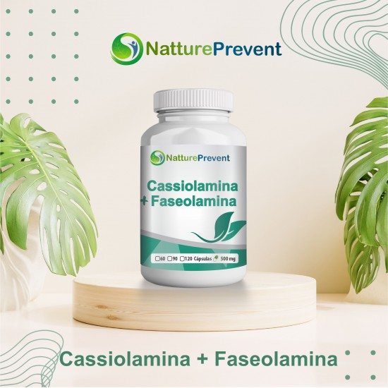Cassiolamina + Faseolamina (Feijão Branco) 500mg - Suplemento Alimentar 100% Natural