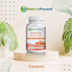 Cenoura 500mg - Suplemento Alimentar 100% Natural
