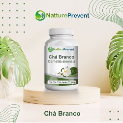 Chá Branco 500mg - Suplemento Alimentar 100% Natural