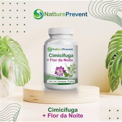 Cimicífuga (Erva de São Cristóvão) + Flor da Noite 500mg - Suplemento Alimentar 100% Natural