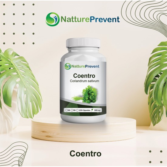 Coentro 500mg - Suplemento Alimentar 100% Natural