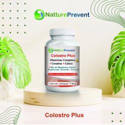 Colostro Plus - Fonte De Imunoglobulina 30% Igg - Colostro (Bovino) + Creatina + Cálcio + Vitaminas Complexo B + Mix De 