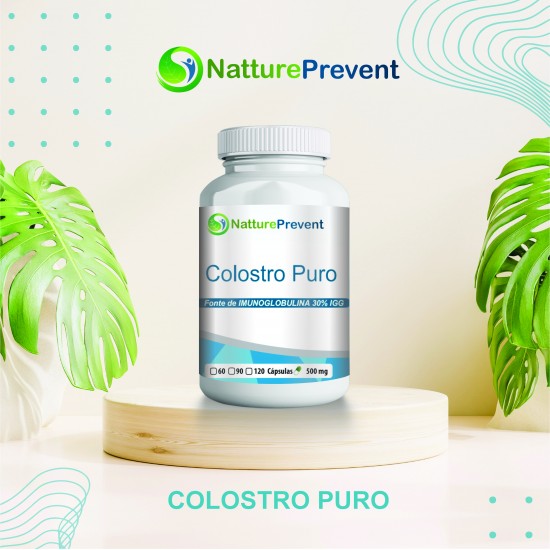 Colostro Puro (Imunoglobulina 30% Igg) 500 mg