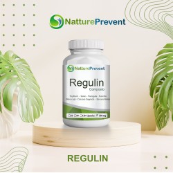 Composto Regulin 500 mg - Psyllium, Sene, Frangula, Funcho, Maracujá, Cáscara Sagrada, Banana Verde