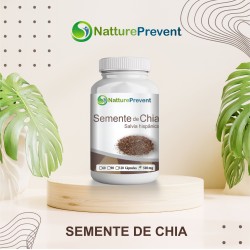Chia Semente 500mg - Suplemento Alimentar 100% Natural
