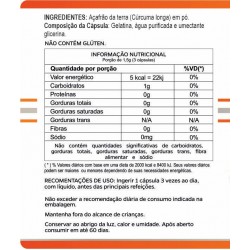 Açafrão da Terra Cúrcuma Longa 500mg