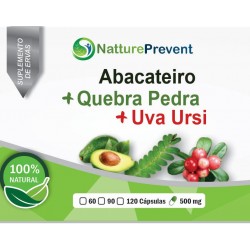 Abacateiro, Quebra Pedra, Uva Ursi 500mg