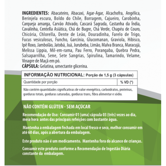 Afine Chá 50 Multiervas Composto Emagrecedor 500 mg