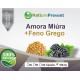 Amora Miúra + Feno Grego 500mg - Suplemento Alimentar 100% Natural