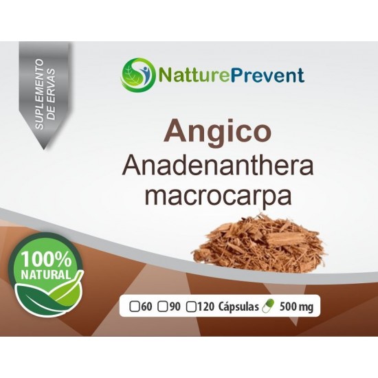 Angico 500mg - Suplemento Alimentar 100% Natural