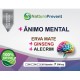 Ânimo Mental Composto Natural - Alecrim + Ginseng (Pfaffia Glomerata) + Erva Mate  500mg