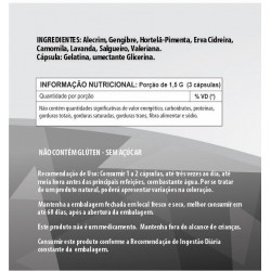 Anti-Enxaqueca Composto - Alecrim, Erva Cidreira, Gengibre, Hortelã 500mg - Suplemento Alimentar 100% Natural
