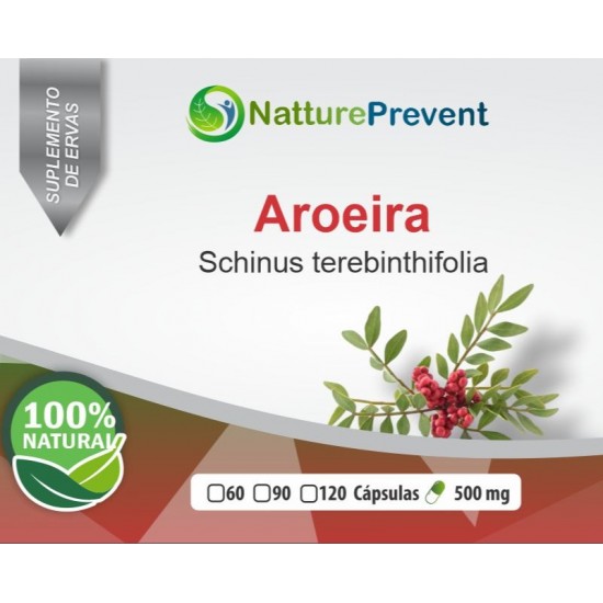 Aroeira 500mg - Suplemento Alimentar 100% Natural