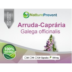 Arruda-Caprária 500mg - Suplemento Alimentar 100% Natural
