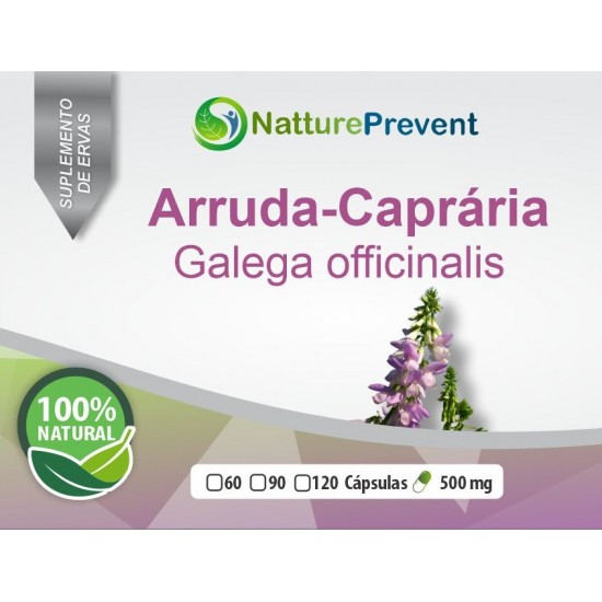Arruda-Caprária 500mg - Suplemento Alimentar 100% Natural
