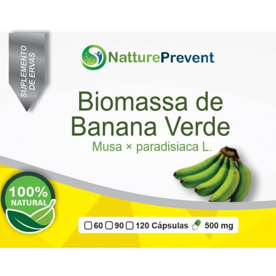 Banana Verde Biomassa 500 mg