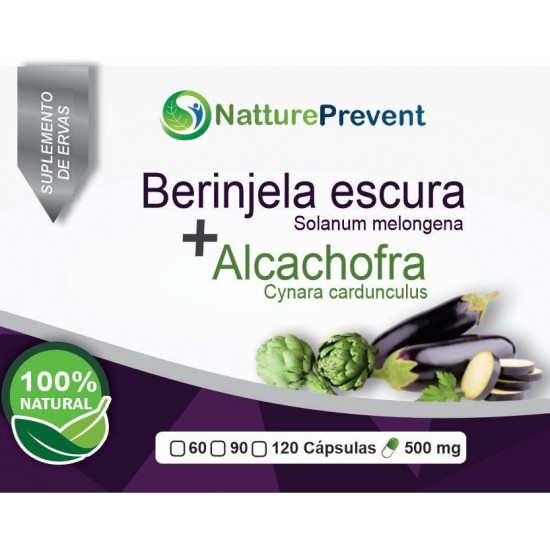 Berinjela Escura com Alcachofra 500 mg