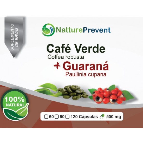 Café Verde com Guaraná 500 mg