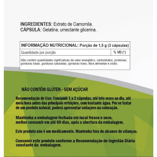Camomila 500 mg
