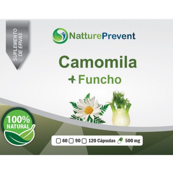 Camomila + Funcho 500mg