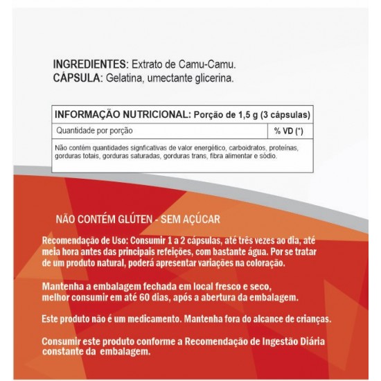 Camu-Camu (Vitamina C) 500 mg