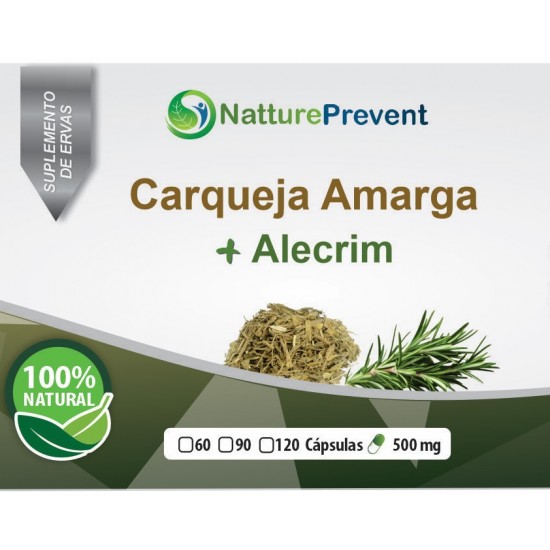 Carqueja Amarga + Alecrim 500mg