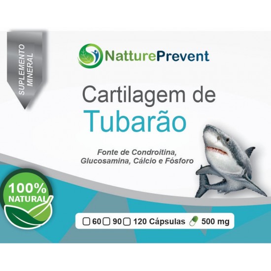 Cartilagem de Tubarão 500 mg