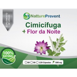 Cimicífuga (Erva de São Cristóvão) + Flor da Noite 500mg - Suplemento Alimentar 100% Natural