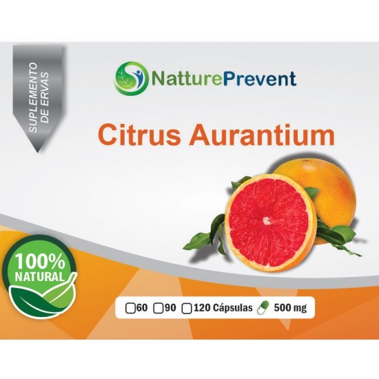 Citrus Aurantium (Laranja Amarga) 500mg - Suplemento Alimentar 100% Natural